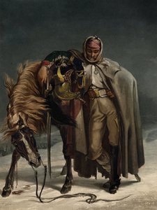 دراغون من الحرس السويسري في الحملة الروسية ، حوالي عام 1812 بواسطة يوهان هاينريش بلولير