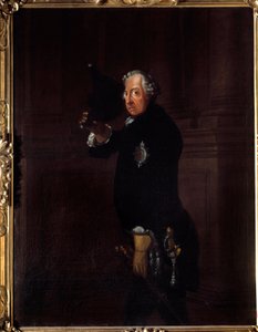 صورة لفريدريك الثاني تسمى فريدريك العظيم ، ملك بروسيا (1712-1786) لوحة بواسطة يوهان هاينريش فرانك (1738-1792) 1764 برلين ، المعرض الوطني بواسطة يوهان هاينريش فرانك