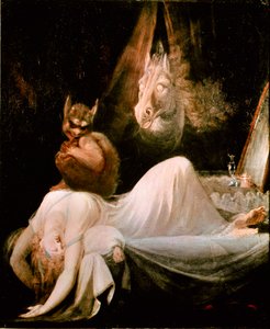 لوحة الكابوس التي رسمها يوهان هنريش فوسلي (1741-1825) ، المدرسة السويسرية