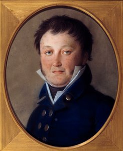 صورة ثابتة لألبان ثابت (1778-1845) أول خادم للإمبراطور نابليون حتى عام 1814 لوحة باستيل ليوهان هاينريش شميدت (1749-1829)