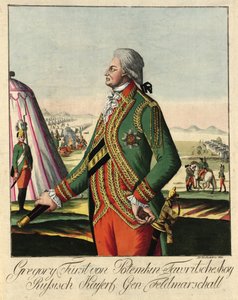 الأمير غريغوري الكسندروفيتش بوتيومكين 1739-1791 ، ج. 1790.