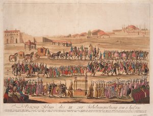 دخول السلطان سليم الثالث إلى جير الصابر في 13 أبريل 1789 ، 1789