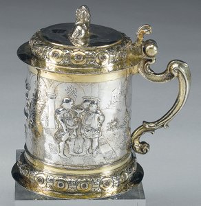 تانكارد ، دانزيج ، 1680 (فضة مطلية بالذهب) (انظر أيضًا 469712) بواسطة يوهان الثاني Rohde