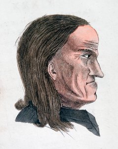 صفات الوجه لشخص حزين ، 1808