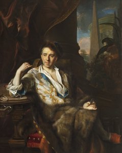 صورة للرسام تشارلز بروني - جان (يوهان) كوبيكي (كوبيتسكي) (1667-1740). زيت على قماش