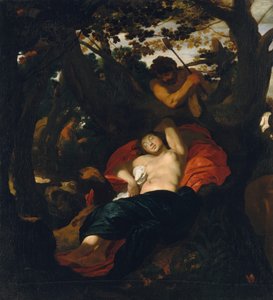 Nymph and Shepherd ، كاليفورنيا. 1625. بواسطة يوهان ليس