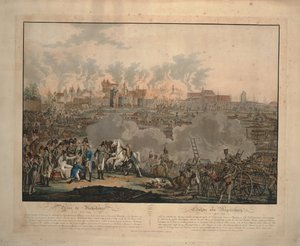 معركة راتيسبون في 23 أبريل 1809 ، 1809 بواسطة يوهان لورينز روجينداس الأصغر