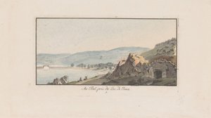 منظر لـ Le Pont في Lac de Joux Au Pont ، près du Lac de Joux (العنوان على الكائن) المناظر الطبيعية في سويسرا (عنوان السلسلة) جمع بعض وجهات النظر في سويسرا (عنوان السلسلة) بواسطة يوهان لودفيج أبيرلي