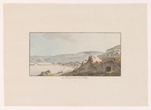 منظر من Pout في Lac de Joux Au Pout ، pres du Lac de Joux (العنوان على الكائن) مشاهد من سويسرا (عنوان المسلسل) Collection de quelques vues dessinées en Suisse d