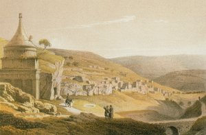 قبر أبشالوم وسلوان. النقش بواسطة Bernatz et alii - Steinkopk JF Editore