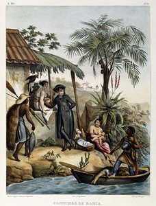 أزياء باهيا ، من "الرحلة الخلابة إلى البرازيل" ، 1835