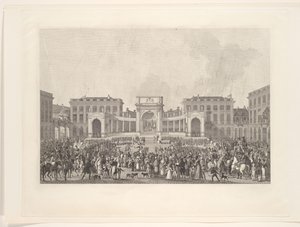 تنصيب الملك ويليام الأول في بروكسل عام 1815