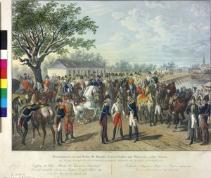 استقبال ملك الحلفاء في فيينا عام 1814