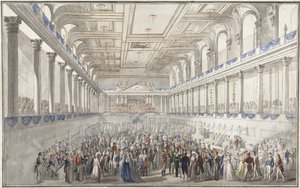 Redoute Paré خلال مؤتمر فيينا في 9 أكتوبر 1814 ، ج. 1815