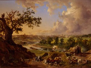 منظر لموسكو من تلال سبارو ، 1837