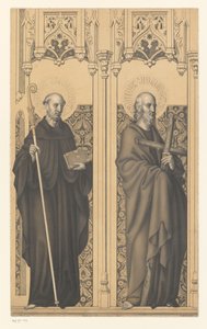 القديس بنديكتوس وفيليب أعمال من مجموعة الأخوين Boisserée (عنوان المسلسل) Galerie des Frères Boisseree (عنوان المسلسل)
