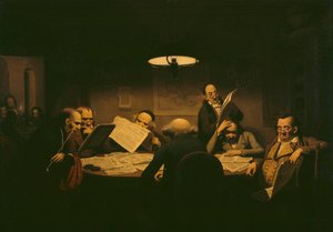 غرفة القراءة ، 1843