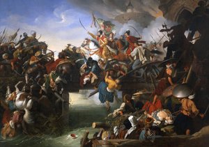 الدفاع عن Sziget ضد الأتراك بقلم نيكولاس زرينسكي ، 1825.