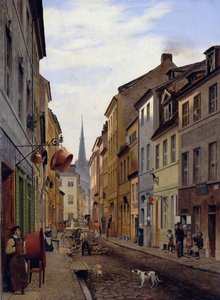 شارع Parochialstraße ، 1831 بواسطة يوهان فيليب إدوارد جارتنر