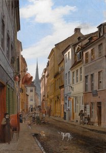 Parochialstrasse في برلين ، 1831.