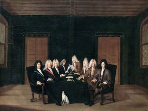 مبعوثو مؤتمر بادن للسلام في 7 سبتمبر 1714