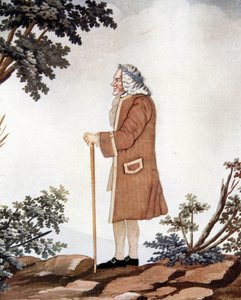 صورة لفولتير ، الكاتب الفرنسي (1694-1778) - في "" الغواش والحرير "المنسوبة إلى يوهان هوبر من جنيف بواسطة يوهان رودولف الأكبر (Attr.to) Huber