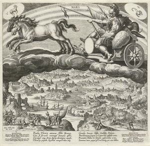 كوكب المريخ وتأثيره على العالم الكواكب السبعة (عنوان السلسلة) Planetarum Effectus et eorum in Signis Zodiaci (عنوان السلسلة) بواسطة يوهان سادلر (أنا)