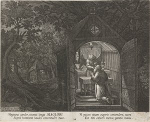 القديس ماجلور في دور الناسك الناسك (عنوان المسلسل) Oraculum Anachoreticum (عنوان السلسلة) بواسطة مارتن دي فوس