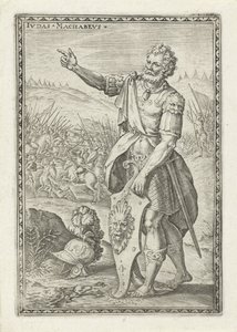 يهوذا المكابي Ivdas Machabevs (العنوان على الكائن) أشخاص من العهد القديم (عنوان السلسلة) بواسطة يوهان سادلر (أنا)