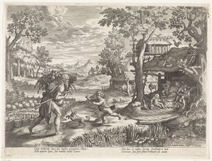 ست يحيي آدم عند عودته من الميدان تاريخ عائلة ست / الحكم على الصواب والخطأ (عنوان المسلسل) Bonorum et Malorum consensio (عنوان السلسلة) بواسطة يوهان سادلر (أنا)