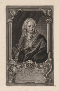 يوهان ماتيسون ، نقش يوهان جاكوب هيد (1704-67) ، ج .1744 (mezzotint)