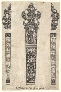 تصميم لمقبض سكين لإحياء ذكرى الزواج ، كاليفورنيا. 1580-1600.
