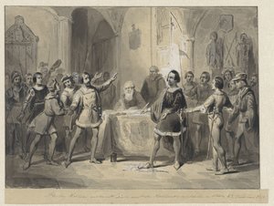 يتصل Hertog Willem بالنبلاء والمدن الهولندية بواسطة يوهان فيلهلم كايزر (الأول)