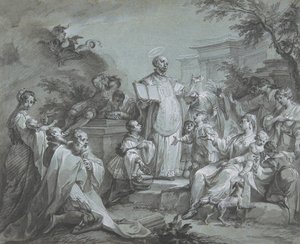 القديس اغناطيوس الكرازي ، قبل 1761.