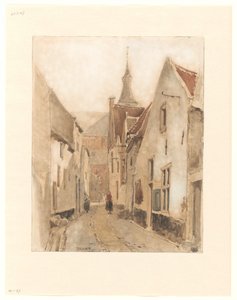 منظر من Ridderstraat في Kerksteeg ، حاتم