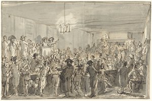 لقاء ثوري في دلفت عام 1795 بواسطة يوهانس جيلجيرهويس