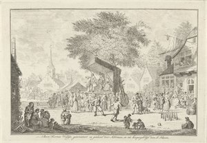 معرض المزارعين في القرية حوالي 1750 Boere Kermis Vreugd (العنوان على الكائن) بواسطة جون سكوتين