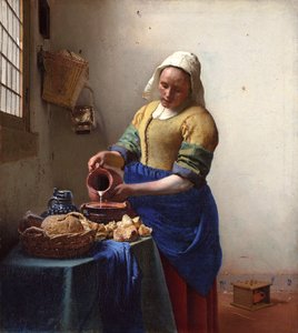 Arabic:  ساقية الحليب The Milkmaid بواسطة جون فيرمير