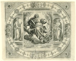 الإنجيلي يوحنا S. Iohañis (العنوان على الكائن) المبشرون الأربعة (عنوان المسلسل) بواسطة هانز كوليرت (الأول) (ربما)
