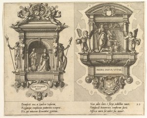 Cœnotaphiorum 22 ، 1563. المؤلفون: Johannes van Doetecum I ، Lucas van Doetecum. بواسطة يوهانس ولوكاس فان دويتكوم