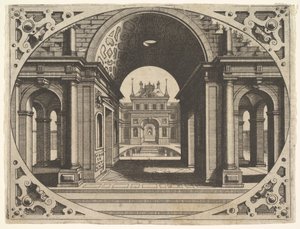 لوحة من Varie Architecture ، كاليفورنيا. 1560.