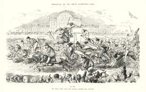 النصب التذكارية للمعرض الكبير 1851 ، سباق دربي العظيم لثمانية عشر ومائة وواحد وخمسين (نقش) بواسطة يوحنا (بعد) علقة