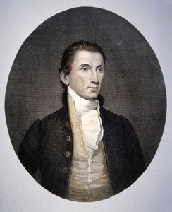جيمس مونرو (1758-1831) نقش آشر براون دوراند (1796-1886) (نقش ملون) بواسطة جون (بعد) فاندرلين