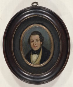 صورة مصغرة: صورة أبرام كونستابل (1783-1862) ، شقيق الفنان (زيت على لوح) بواسطة جون (أتر. إلى) كونستابل