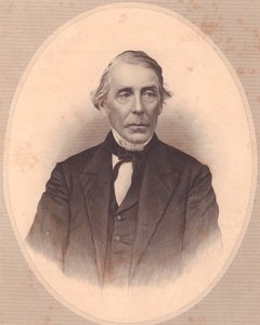 صورة لرجل الدين الميثودي الأمريكي جون برايس دوربين (1800-1876) ، نقش بواسطة W Wellstood من مستودع السيدات ، الولايات المتحدة ، حوالي عام 1870