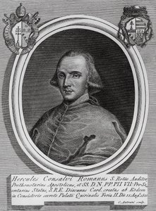 صورة إركول كونسالفي (1757-1824) ، كاردينال وسياسي إيطالي ، نقش بواسطة كارلو أنتونيني