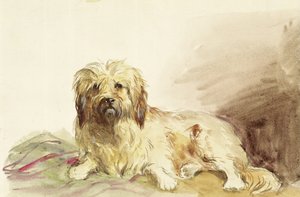 كلب الفنان ، c.1860
