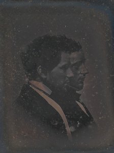 بورتريه ذاتي مع شقيق الفنان ، 1840.