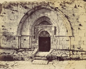 قبر السيدة العذراء ، القدس ، 1860.