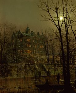 Knostrop Old Hall ، ليدز بواسطة جون اتكينسون جريمساو